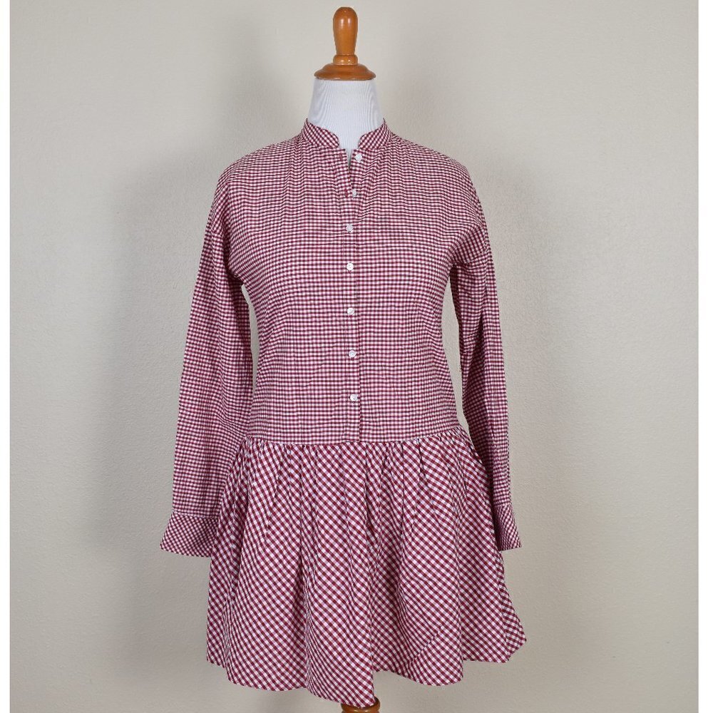 August Morgan by Kate Hersch Gingham Plaid Dress